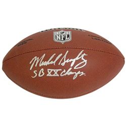 Mike Singletary Signed Wilson NFL Full-Size Football W/SB XX Champs