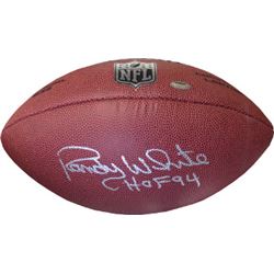 Randy White Signed NFL Wilson Replica Composite Football HOF 94  (Silver Logo) (Dallas Cowboys)