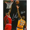 Image 1 : Magic Johnson Signed Los Angeles Lakers 16X20 Photo Dual Signed With Scottie Pippen- PSA Hologram
