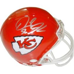 Derrick Johnson Signed Kansas City Chiefs Riddell Mini Helmet #56 (Silver Sig)