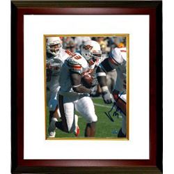 Vernand Morency Signed Oklahoma State Cowboys 8X10 Photo Custom Framed- Morency Hologram