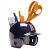 Image 1 : Boston Red Sox MLB Baseball Schutt Mini Batting Helmet Desk Caddy