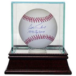 Bob Turley Signed Official Major League Baseball W/ Glass Case 1958 CY Young- JSA Hologram