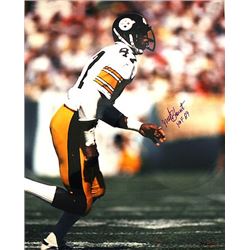 Mel Blount Signed Pittsburgh Steelers 16X20 Photo HOF 89 (White Jersey)