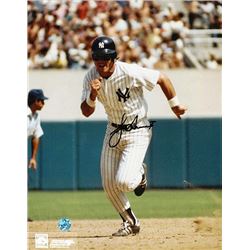 Bucky Dent Signed New York Yankees 8X10 Photo (White Jersey Run)