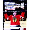 Image 1 : Teuvo Teravainen Signed Chicago Blackhawks 2015 Stanley Cup Trophy 8X10 Photo