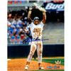 Image 1 : Rickey Henderson Holding Base In Air Vertical 8X10 Photo