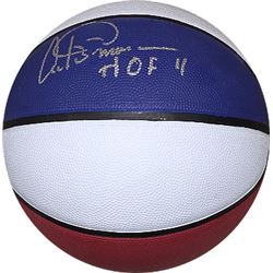 Artis Gilmore Signed TB Tachikara Indoor/Outdoor ABA Basketball Red, White & Blue HOF 11 (Kentucky C