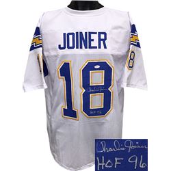 Charlie Joiner Signed San Diego Chargers TB White Prostyle Jersey HOF 96 XL- JSA Hologram