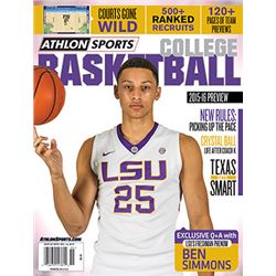 2015-16 Athlon Sports College Basketball Preview Magazine- LSU Tigers Cover