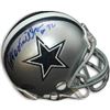 Image 1 : Ed Jones Signed Dallas Cowboys Mini Helmet "Too Tall"