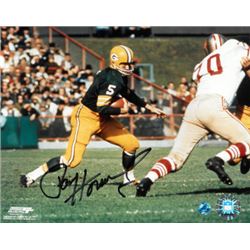 Paul Hornung Signed Green Bay Packers 8X10 Photo (Horizontal Run)