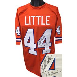 Floyd Little Signed Denver Broncos Orange TB Prostyle Jersey The Franchise