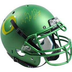 Marcus Mariota Signed Oregon Ducks Schutt Green Rose Bowl 2014 Authentic Helmet