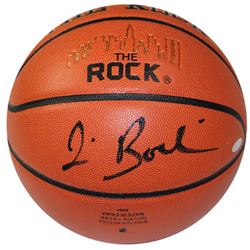 Jim Boeheim Signed The Rock NCAA Game Model Basketball (Syracuse Orange)- Steiner Hologram