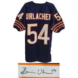 Brian Urlacher Signed Navy Custom Jersey