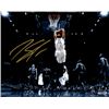 Image 1 : Karl-Anthony Towns Signed Minnesota Timberwolves 8X10 Photo- Steiner Hologram (Dunk Vs Hawks)
