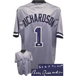 Bobby Richardson Signed New York Yankees TB Gray Prostyle Jersey 60 WS MVP XL- JSA Hologram