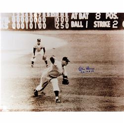 Don Larsen Last Pitch 16X20 Photo W/ "PG" Insc.