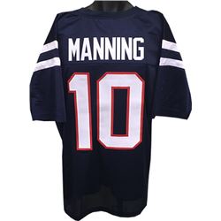 Eli Manning Ole Miss Rebels Unsigned Navy Prostyle Jersey XL