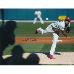 Michael Wacha Signed St Louis Cardinals Pitching Action 16X20 Photo