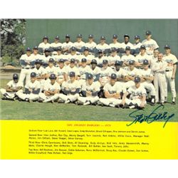 Steve Garvey Signed Los Angeles Dodgers 8X10 Photo (1973 Team)