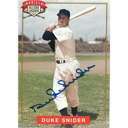 Duke Snider Signed Brooklyn Dodgers 1994 Nabisco MLB Players Alumni Baseball Card