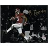 Image 1 : Amari Cooper Signed Alabama Crimson Tide 8X10 Photo #9 (Horizontal Spotlight Run)
