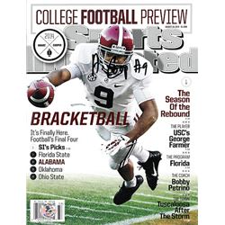 Amari Cooper Signed Alabama Crimson Tide Sports Illustrated Full Magazine 8-18-2014 #9