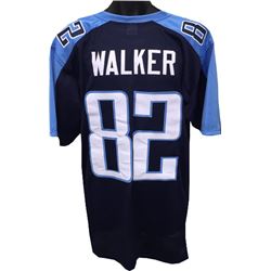 Delanie Walker Tennessee Titans Unsigned Navy Prostyle Jersey XL