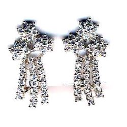 Sterling Silver-Cz Earrings