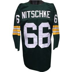 Ray Nitschke Green Bay Packers Unsigned Green TB Prostyle Jersey 3/4 Sleeves XL