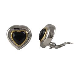 Antique Silver Heart Earing