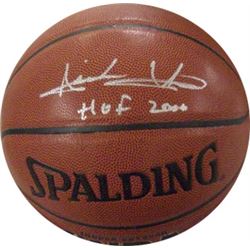 Isiah Thomas Signed Spalding Indoor/Outdoor NBA TB Basketball HOF 2000 (Pistons)