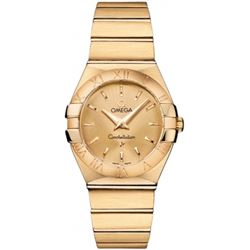 Omega  Constellation Brushed Quartz 27Mm  Women Watch