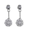 Image 1 : Sterling Silver-Cz Post Earring