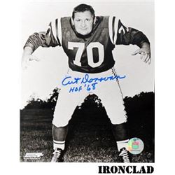 Art Donovan Signed Baltimore Colts 16X20 Photo HOF 68