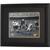 Image 1 : Hopalong Cassady Signed Ohio State Buckeyes Vintage B&W Run 8X10 B&W Photo 55 Custom Framed (Heisman