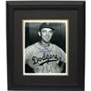 Image 1 : Carl Erskine Signed Brooklyn Dodgers B&W 8X10 Photo Custom Framed