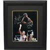 Image 1 : George Gervin Signed San Antonio Spurs 8X10 Photo Custom Framed HOF 96 Vs Rockets