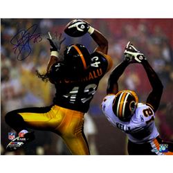 Troy Polamalu Signed Interception Vs Redskins 16X20 Photo