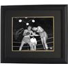 Image 1 : Jake Lamotta Signed Vintage B&W Boxing 16X20 Photo Custom Framed Raging Bull (On Left)