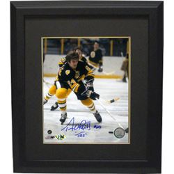 Terry O'reilly Signed Boston Bruins Color 8X10 Photo Custom Framed "TAZ"