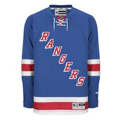 New York Rangers Premier Blue Jersey Uns