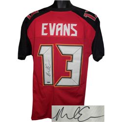 Mike Evans Signed Tampa Bay Buccaneers Red Prostyle Jersey (Black Sig)