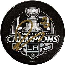 Drew Doughty Signed Los Angeles Kings 2014 Stanley Cup Champions Puck