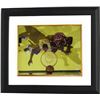 Image 1 : Magic Johnson Signed Los Angeles Lakers 16X20 Photo Custom Framed Vs Jordan- JSA Hologram