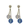 Image 2 : Assorted 6Mm And 7Mm Facetted Beads On Gold Tone Sterling Silver Ball Post