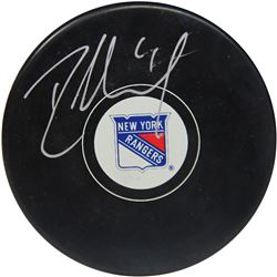 Rick Nash Signed New York Rangers Puck