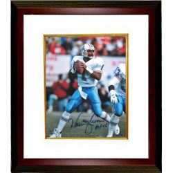 Warren Moon Signed Houston Oilers 8X10 Photo HOF 06 Custom Framed